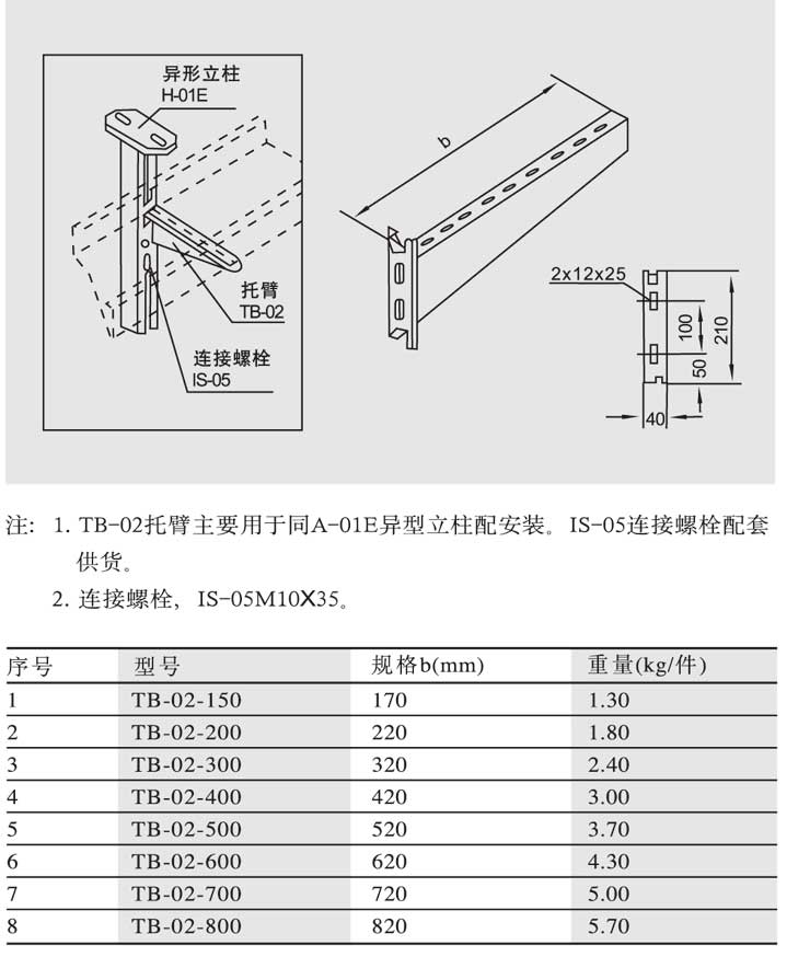 托臂_产品图片_北京乾宏迎瑞电缆桥架有限公司