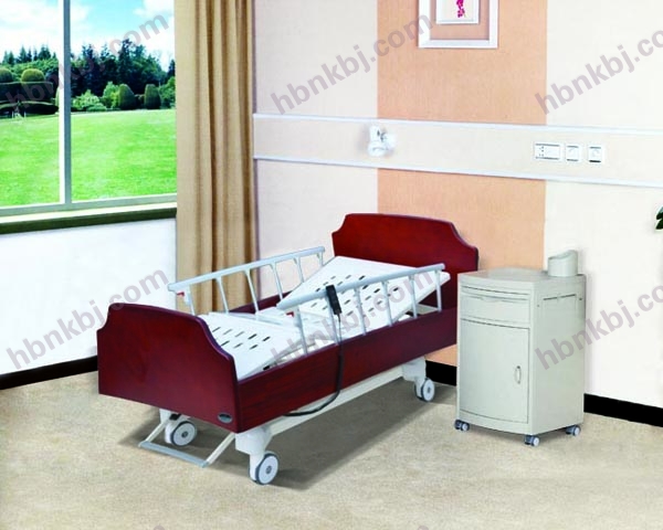 实木床头床框中控五功能高级电动护理床-12