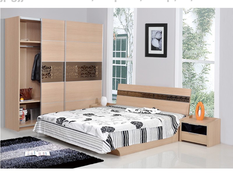 香河金苹果民用家具 实木双人床 精装房 民用家居_产品图片_香河