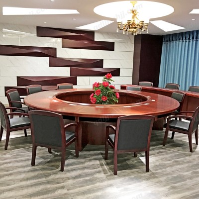 北京全德隆创意家具 圆形会议桌 实木会议桌