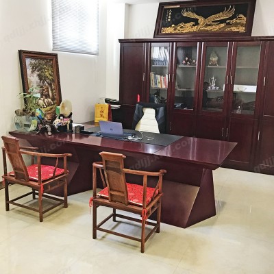 北京全德隆创意家具 老板桌 大班台 实木油漆办公桌