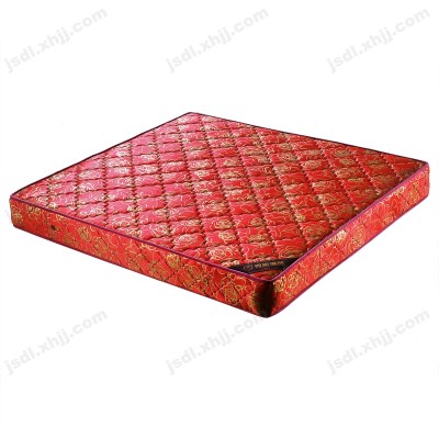 香河红色舒适透气弹簧床垫