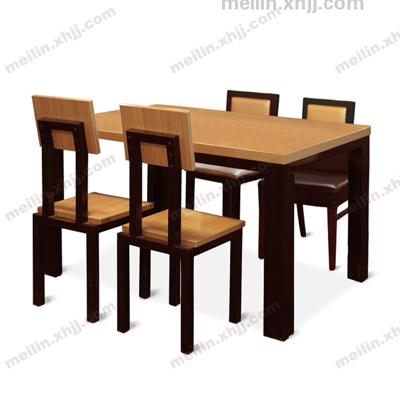 香河钢木餐桌椅快餐桌椅