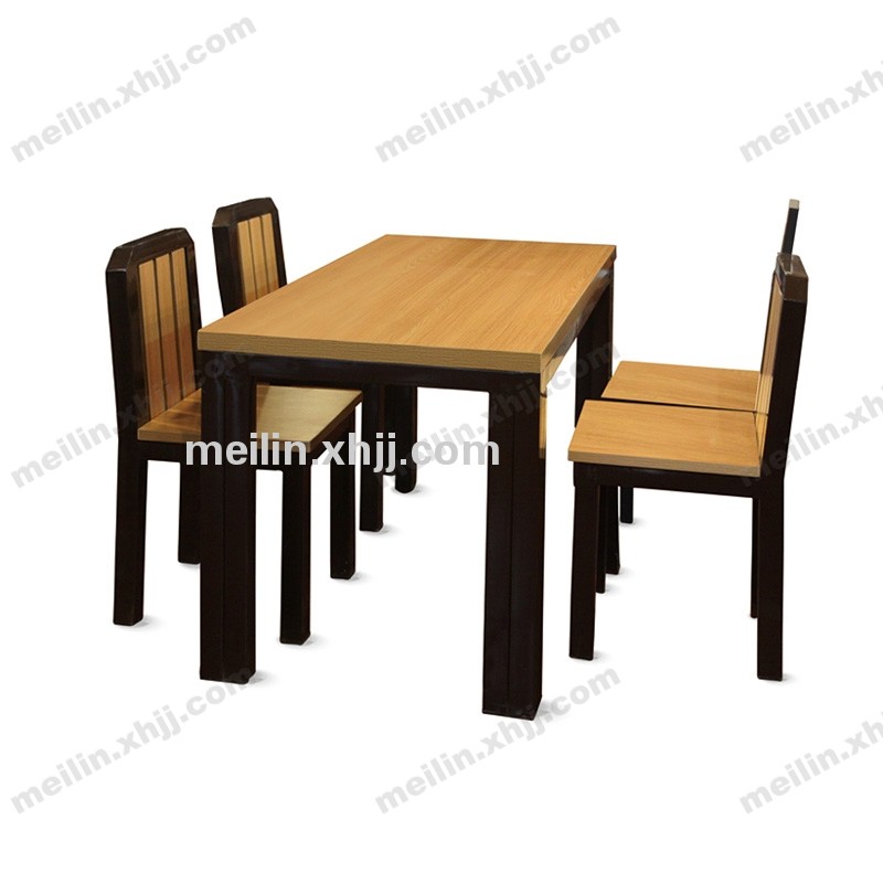 香河学生员工食堂餐桌椅一桌四椅