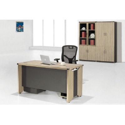 中山市派格单人办公桌椅 简约现代经理桌