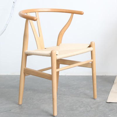香河路易艾斯餐椅牛角椅实木椅子