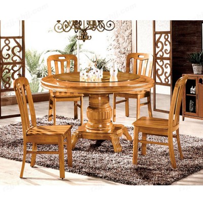 橡木日式餐桌椅组合实木餐桌