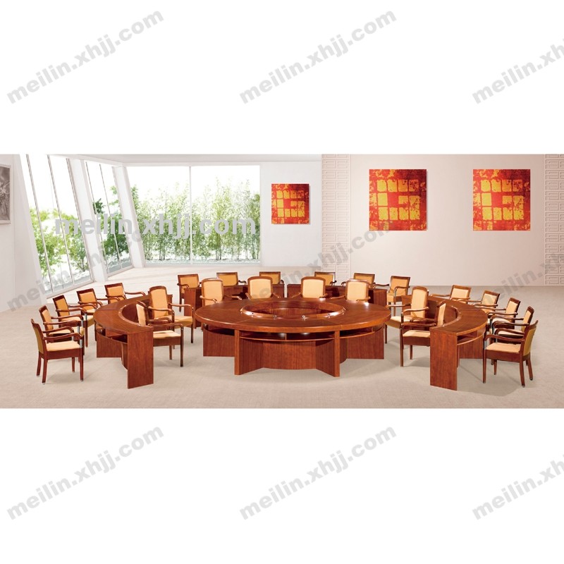 香河实木会议桌 油漆会议桌07