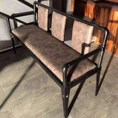 咖啡厅复古铁艺桌椅组合Y99#