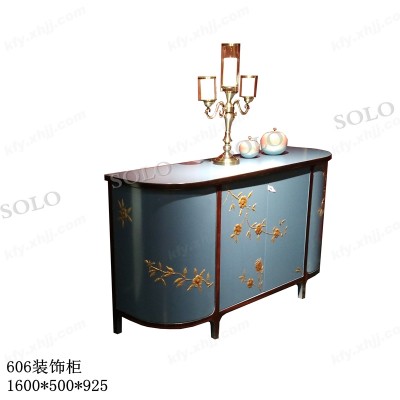 香河欧式古典彩绘装饰柜606