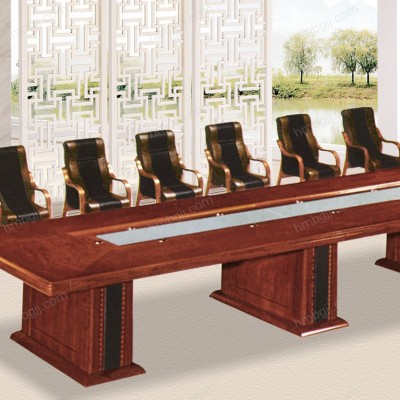 北京高档会议桌实木油漆大型商务桌