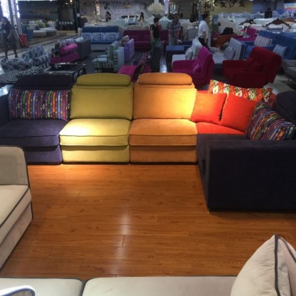 香河沙发品牌布艺办公居家具颜色多样款式新颖可拆洗可订制