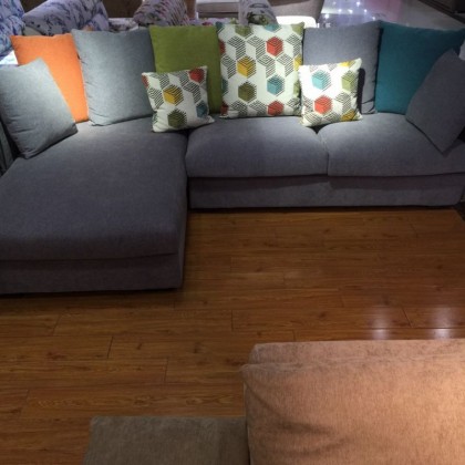 布艺转角沙发大中小户型可拆洗简约风格颜色款式多样