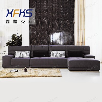 香河布艺沙发组合简约现代整装布沙发