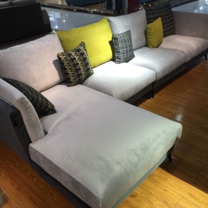 布艺转角沙发 现代简约风格 高端面料可拆洗 可订制 厂家直销