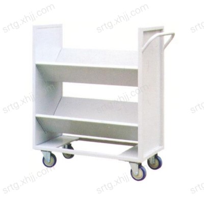 香河图书馆二层V型书车04