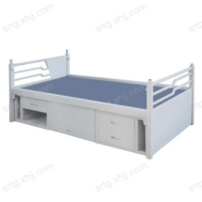 香河赛瑞铁床钢制单人床带柜子27