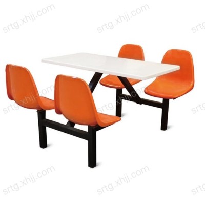 香河学校食堂快餐厅桌椅组合01