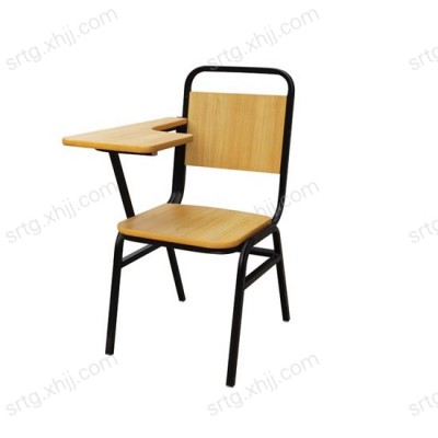 香河特价木培训椅带写字板03