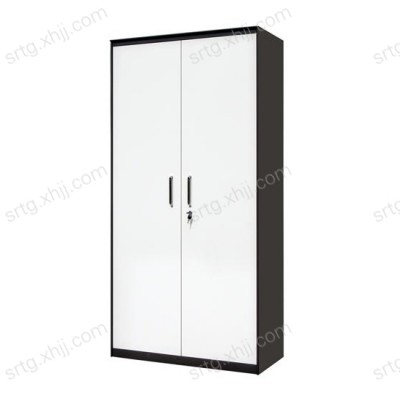 香河薄边套色对开二门柜资料柜01