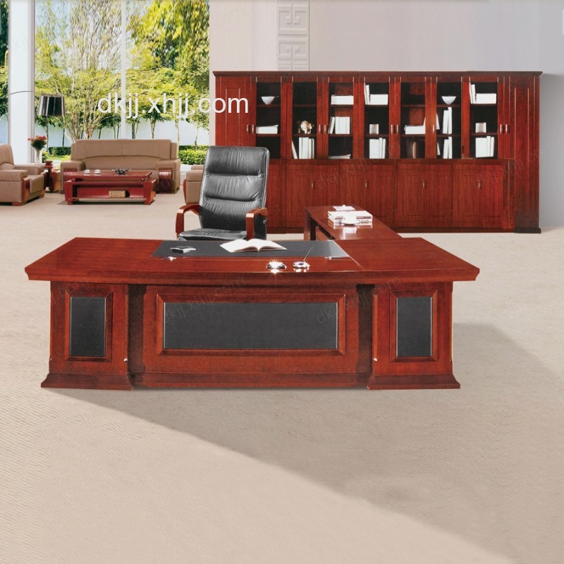 香河办公桌实木皮油漆办公桌08-1#