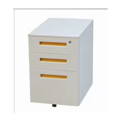 震旦款 活动柜 小推柜  黄扣手