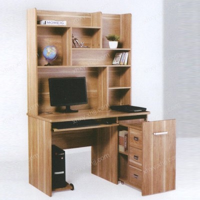 香河书架组合电脑台式桌家用省空间书柜一体桌