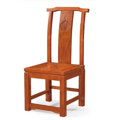 香河全实木小椅子 简约榆木饭店餐椅​坐椅 明清古典椅YZ-087
