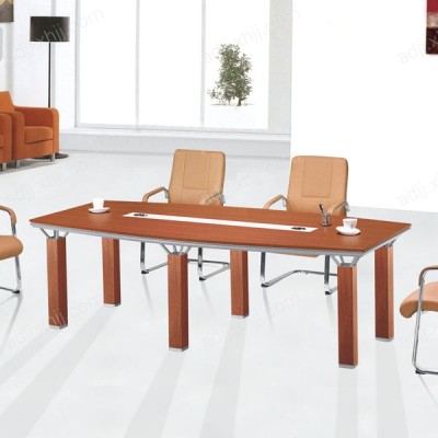 保定会议桌 简约现代长桌长方形实木桌