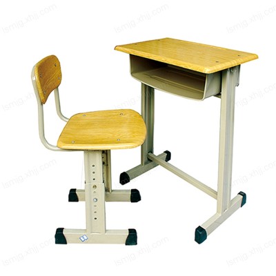 北京钢木单人学校课桌椅05