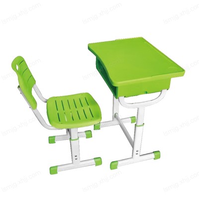 北京果绿色儿童升降课桌椅02