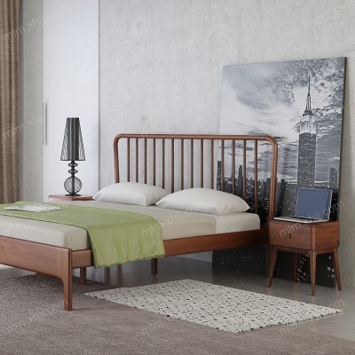 北欧风格卧室床家具