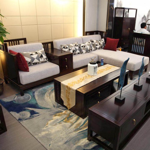 新中式客厅沙发17