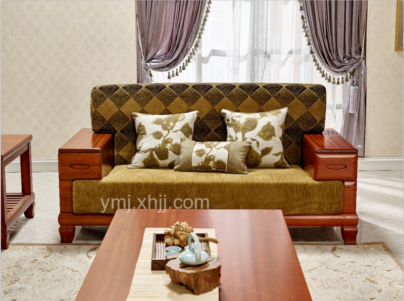 客厅实木沙发 现代新中式沙发12