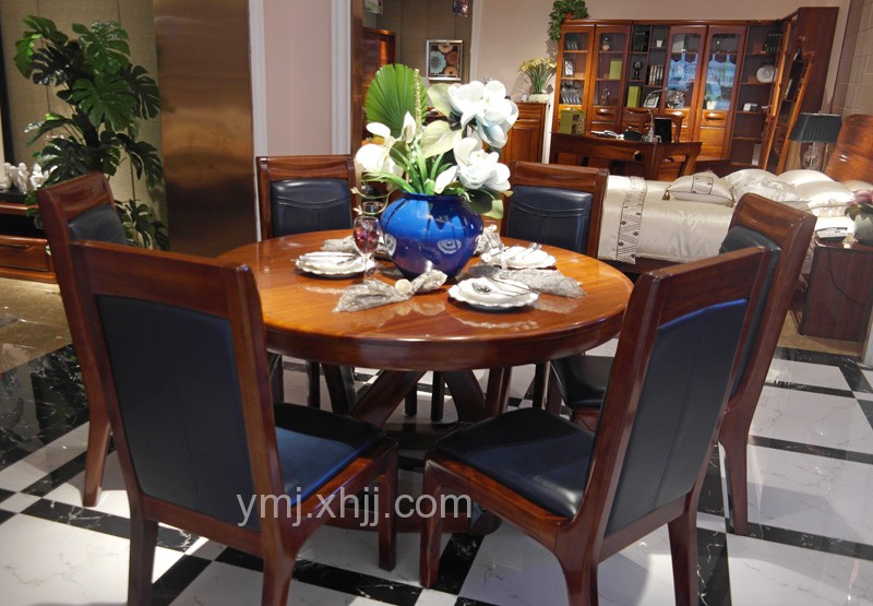 喜之林御品现代中式餐桌椅SAM-0188 喜之林御品现代中式餐桌椅SAM-0188