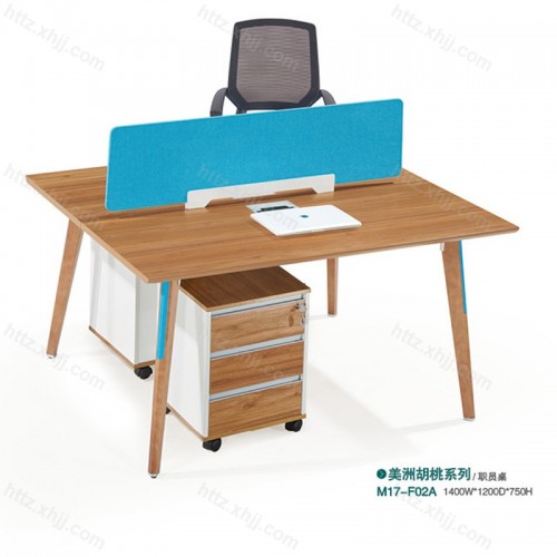 現代2人位屏風工作位 板式職員辦公桌M17-F02A