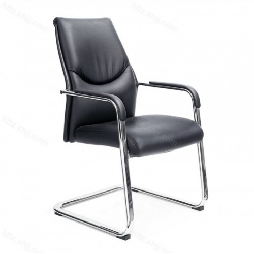 老板會議椅固定弓形鋼架椅G028