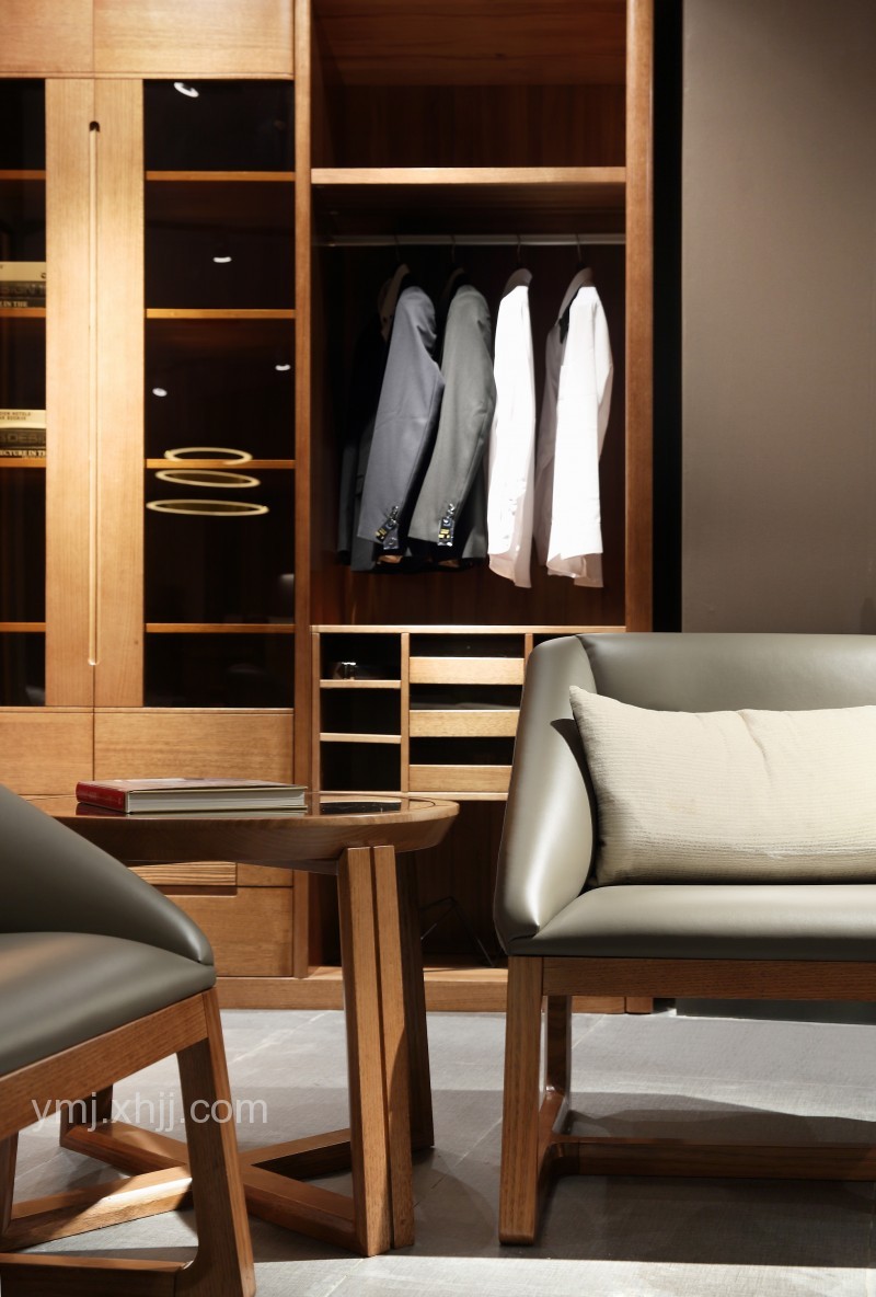 现代实木简约 转角 嵌入开放式衣柜衣帽间-ce5a4298_家具产品_宜美居
