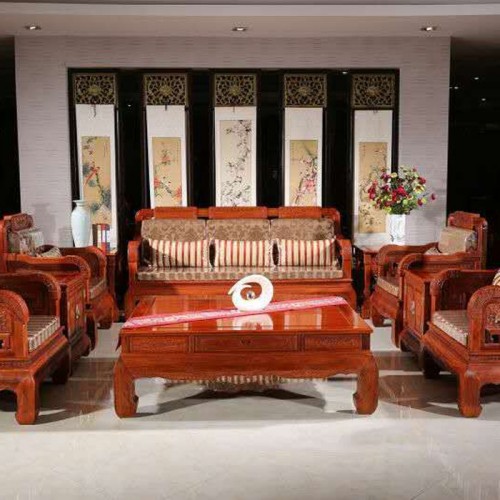 缅花中式红木客厅组合沙发44