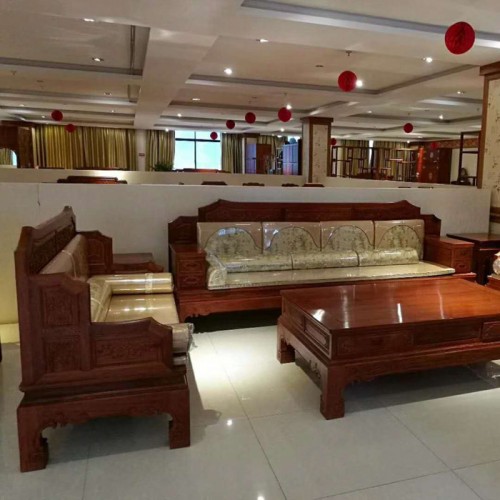 中式客厅红酸枝沙发组合11