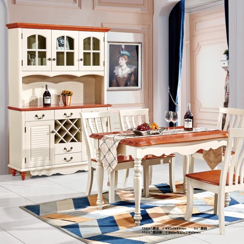 地中海风格简约餐桌餐椅1601