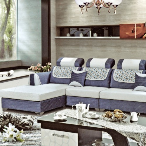 现代简约可拆洗布艺沙发813