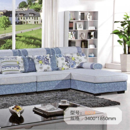 简约现代客厅经济型布艺沙发822