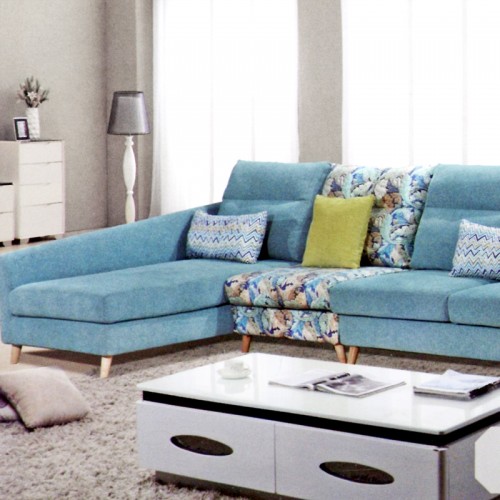 现代时尚布艺沙发组合835