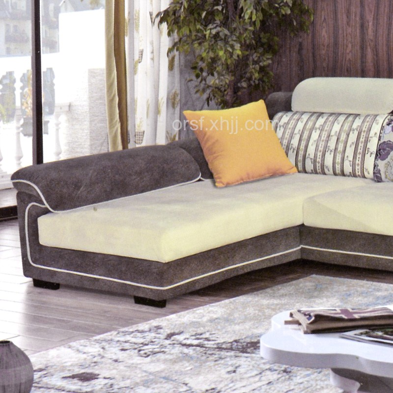 简约现代客厅转角可拆洗沙发829