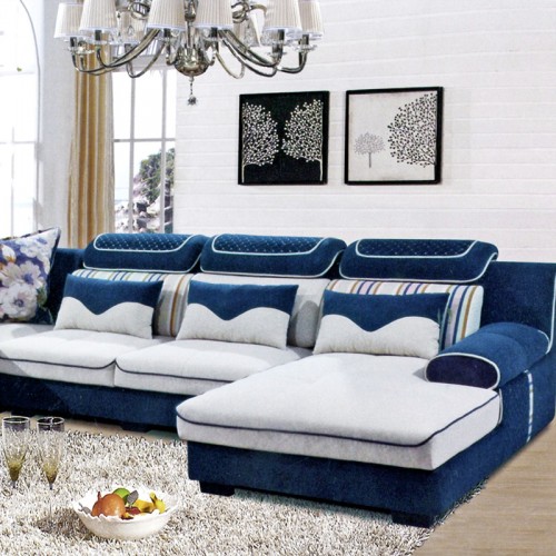 简约客厅休闲布艺沙发852