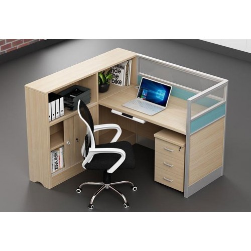 职员办公桌简约现代4人位6办公家具电脑办工卡位屏风办公桌椅组合
