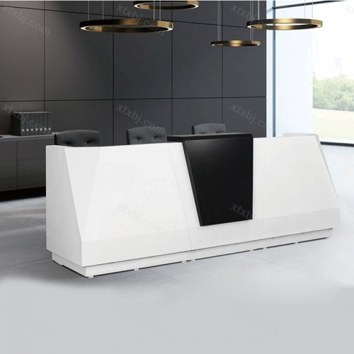 公司前台接待台简约现代咨询吧台10