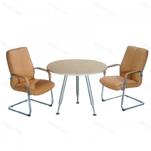 圆形会议桌简约现代洽谈桌接待桌02