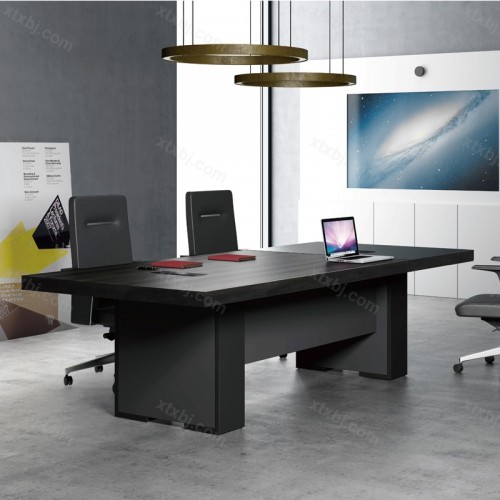 现代办公会议桌洽谈桌长型接待桌19